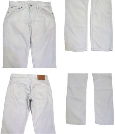 画像3: Levi's 511 Corduroy Skinny Pants　White　size w 31.5 inch (表記 w30 L30) (3)