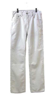 画像1: Levi's 511 Corduroy Skinny Pants　White　size w 31.5 inch (表記 w30 L30) (1)