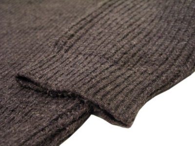 画像3: "Mr. Johnmax" V-neck Pullover Sweater　BROWN　size M - L (表記 なし)