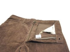 画像5: 1980''s "Lee" Regular Fit Corduroy Straight Pants Dead Stock　BROWN　size w28 inch (表記 w29 L34) (5)
