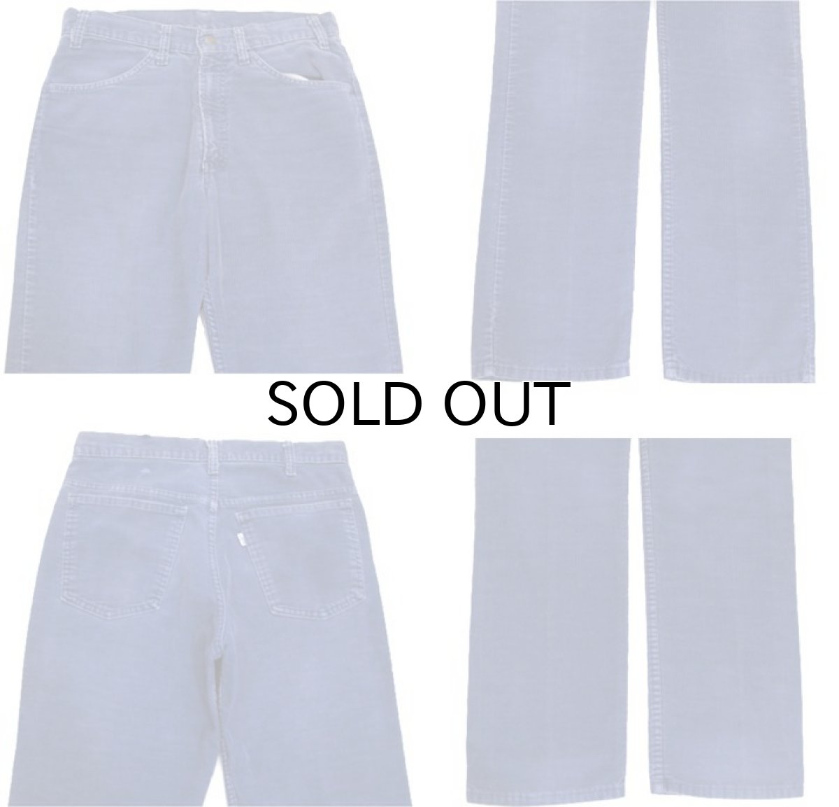 画像3: 1980's Levi's 519 Corduroy Pants NAVY size w 32 inch  (表記 W31 L33) (3)