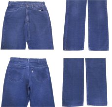 画像3: 1980's Levi's 519 Corduroy Pants　NAVY　size w 32 inch  (表記 W31 L33) (3)