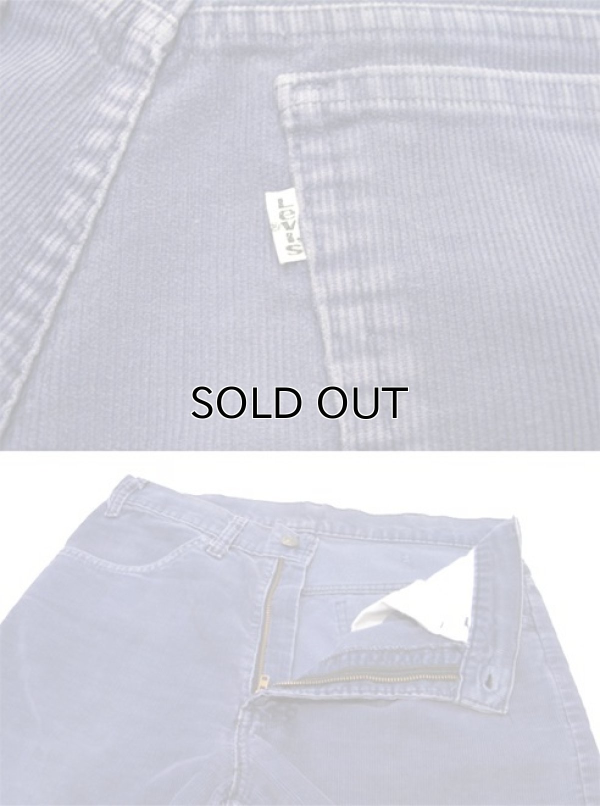 画像5: 1980's Levi's 519 Corduroy Pants NAVY size w 32 inch  (表記 W31 L33) (5)