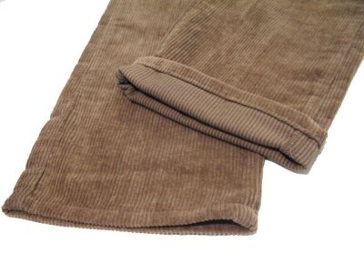 画像2: 1980''s "Lee" Regular Fit Corduroy Straight Pants Dead Stock　BROWN　size w28 inch (表記 w29 L34)