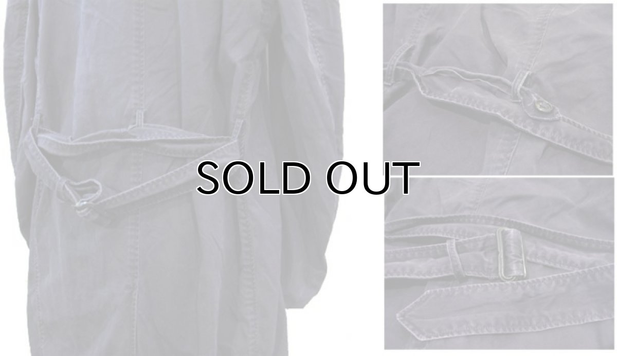 画像5: 1960's~ U.S. NAVY Double Breasted Trench Coat 　NAVY　size M - L  (表記 S 34-36) (5)