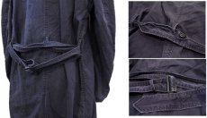 画像5: 1960's~ U.S. NAVY Double Breasted Trench Coat 　NAVY　size M - L  (表記 S 34-36) (5)