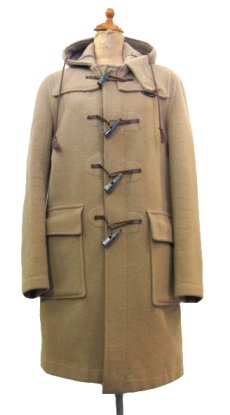 画像1: 1970's~ "GLOVERALL" Duffle Coat made in ENGLAND　BEIGE　size S (表記 36) (1)