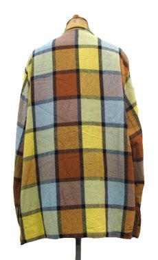 画像2: ~1960's "McGREGOR"  L/S Wool Box Shirts　YELLOW　size L (表記 L) (2)