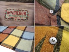 画像5: ~1960's "McGREGOR"  L/S Wool Box Shirts　YELLOW　size L (表記 L) (5)