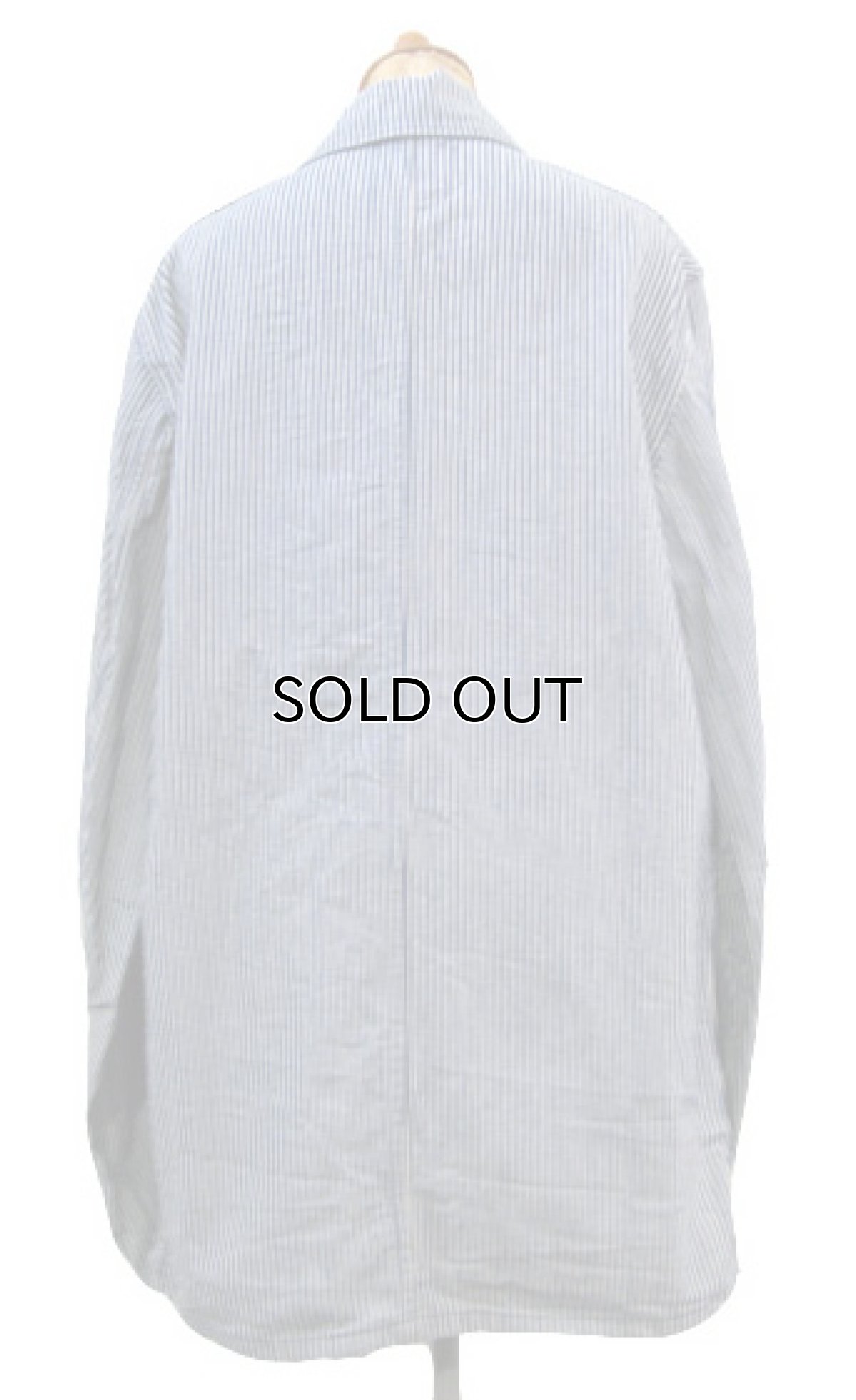 画像2: 1960-70's "Carter's" Hickory Stripe Worker Coverall　Navy / White　size S (表記 なし) (2)