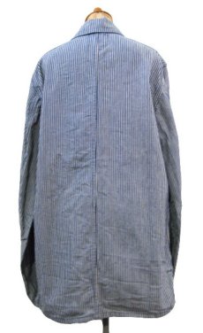 画像2: 1960-70's "Carter's" Hickory Stripe Worker Coverall　Navy / White　size S (表記 なし) (2)