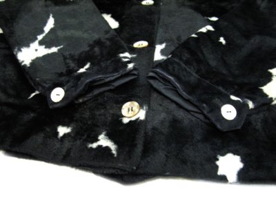 画像3: 1970's Cow Spot Pattern Box Blouson　Black / White　size S - M (表記 不明)