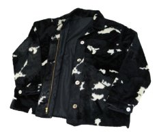 画像5: 1970's Cow Spot Pattern Box Blouson　Black / White　size S - M (表記 不明) (5)