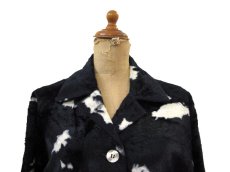 画像3: 1970's Cow Spot Pattern Box Blouson　Black / White　size S - M (表記 不明) (3)