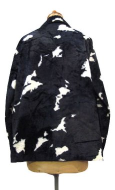 画像2: 1970's Cow Spot Pattern Box Blouson　Black / White　size S - M (表記 不明) (2)