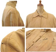 画像5: 1940-50's~ "Hatties" Suede Leather Button Jacket　BEIGE　size S (表記 不明) (5)