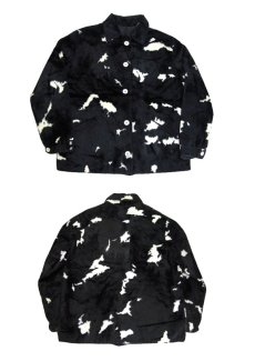 画像4: 1970's Cow Spot Pattern Box Blouson　Black / White　size S - M (表記 不明) (4)