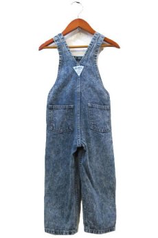 画像2: 1970-80's KIDS "OSHKOSH B'GOSH" Chemical Wash Denim Overall　Blue Denim　size 表記 3T (2)