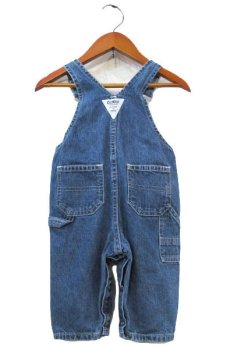 画像2: KIDS "OSHKOSH B'GOSH" Denim Overall　Blue Denim　size 表記 LG (2)