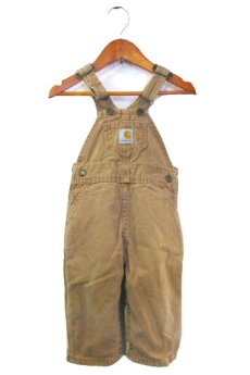 画像1: KIDS "Carhartt" Brown Duck Overall　BROWN　size 表記 24M (1)