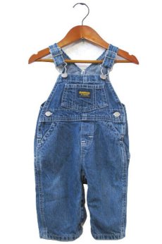 画像1: KIDS "OSHKOSH B'GOSH" Denim Overall　Blue Denim　size 表記 LG (1)