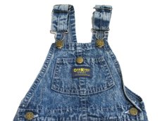 画像4: 1970-80's KIDS "OSHKOSH B'GOSH" Chemical Wash Denim Overall　Blue Denim　size 表記 3T (4)