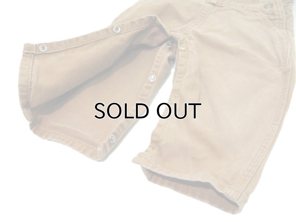 画像4: KIDS "Carhartt" Brown Duck Overall BROWN size 表記 24M (4)