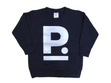 画像3: "ポエムのトレーナー"  for KID'S　 " P "　Navy　size  2 (80cm) (3)