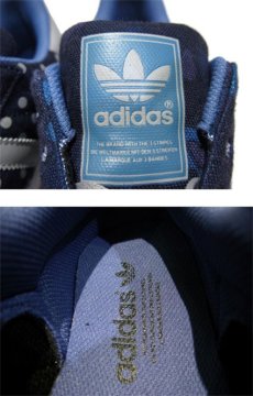 画像4: NEW◆adidas "SUPER STAR II" Canvas Dot Sneaker　BLUE　size  9 ,  9.5 (4)