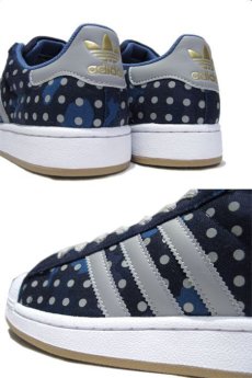 画像3: NEW◆adidas "SUPER STAR II" Canvas Dot Sneaker　BLUE　size  9 ,  9.5 (3)