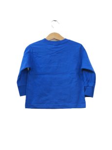 画像2: "ポエムのロンティー"  for KID'S　 " P "　Blue　size  2 (80cm) / 3 (90cm~95cm) (2)