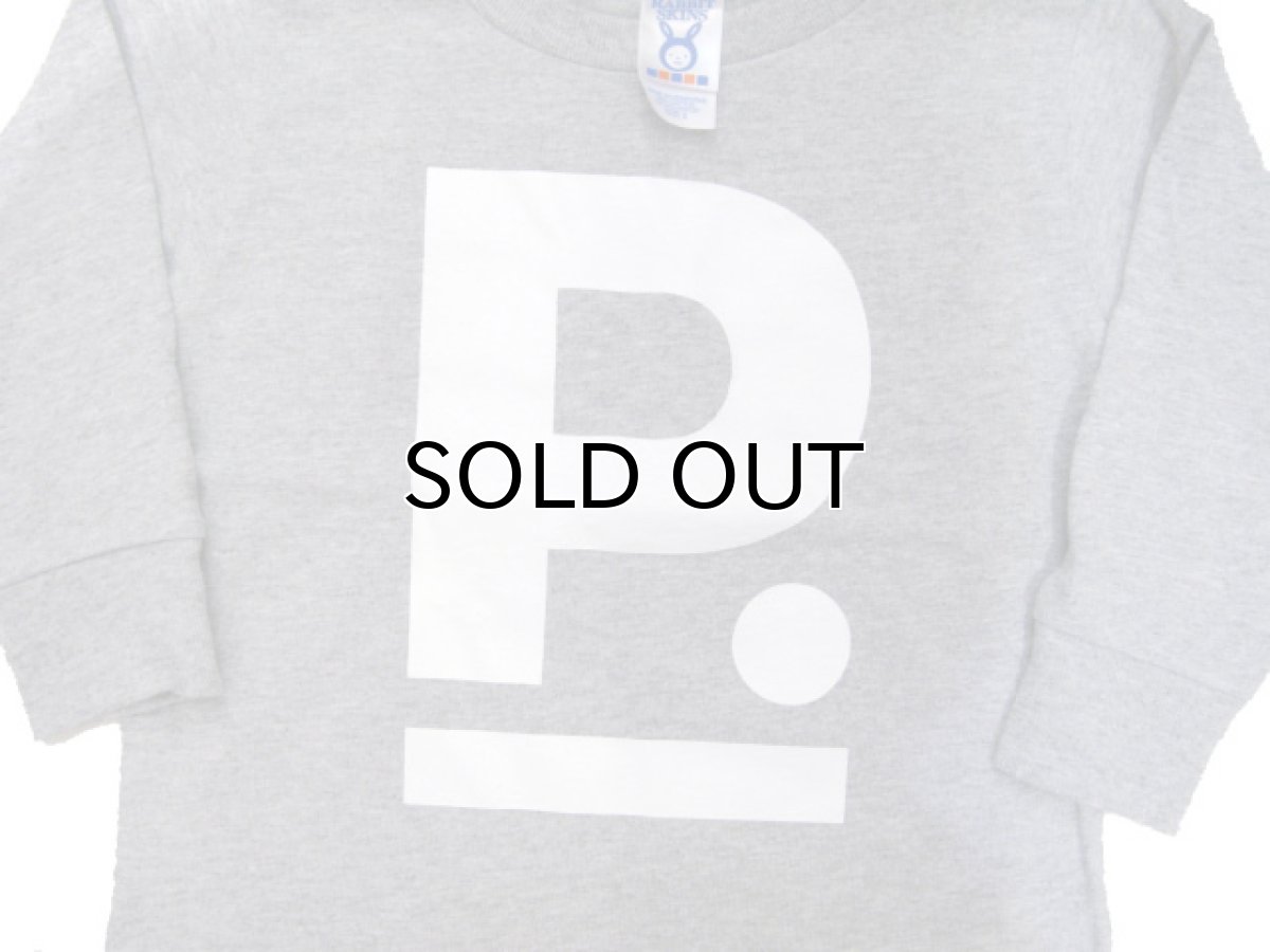 画像3: "ポエムのロンティー"  for KID'S  " P " GREY size  2 (80cm) / 3 (90cm~95cm) / 4 (95cm~100cm) (3)