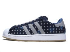 画像2: NEW◆adidas "SUPER STAR II" Canvas Dot Sneaker　BLUE　size  9 ,  9.5 (2)