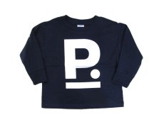 画像4: "ポエムのロンティー"  for KID'S　 " P "　NAVY　size  2 (80cm) / 3 (90cm~95cm) (4)