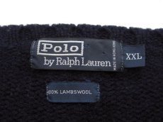 画像3: "Polo by Ralph Lauren" US Flag Pullover Wool Sweater　NAVY　size L - XL (表記 XXL) (3)
