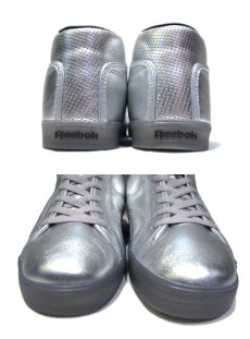 画像3: NEW "Reebok" Silver Foil Hi-Cut Sneaker　Silver　size 9 1/2 / 10  (3)
