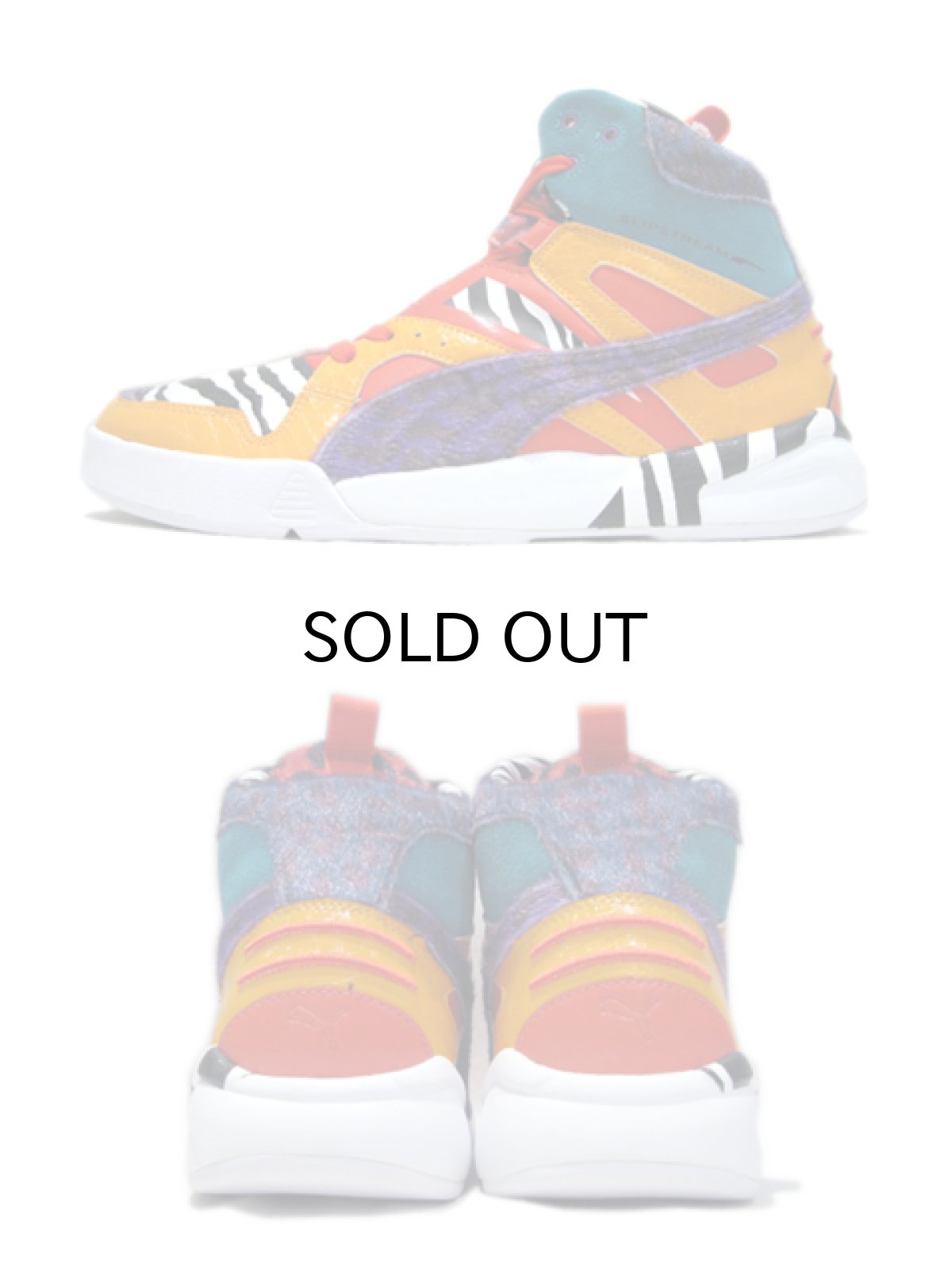 画像3: NEW PUMA "SLIPSTREAM" Hi-Cut Sneaker Crazy Pattern size 9 1/2 ( 27.5cm ) (3)