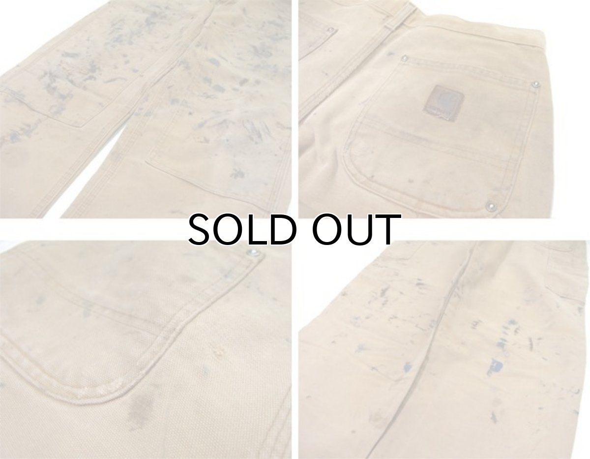 画像4: "Carhartt" Double Knee Duck Pants made in USA　color : BROWN　size w 30.5 inch (4)