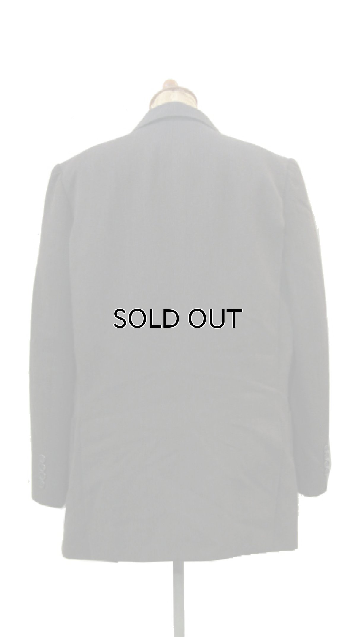 画像2: MARC JACOBS Wool / Linen 3-Button Tailored Jacket -made in USA-　BROWN　sizes (表記 8) (2)