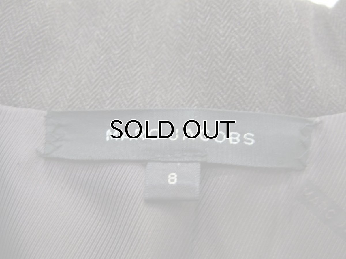 画像4: MARC JACOBS Wool / Linen 3-Button Tailored Jacket -made in USA-　BROWN　sizes (表記 8) (4)