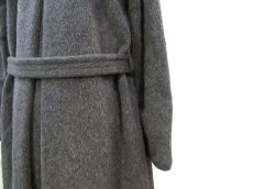 画像4: 1990's "DKNY" Mohair Wool Long Coat　Charcoal Grey　size M (表記 不明) (4)