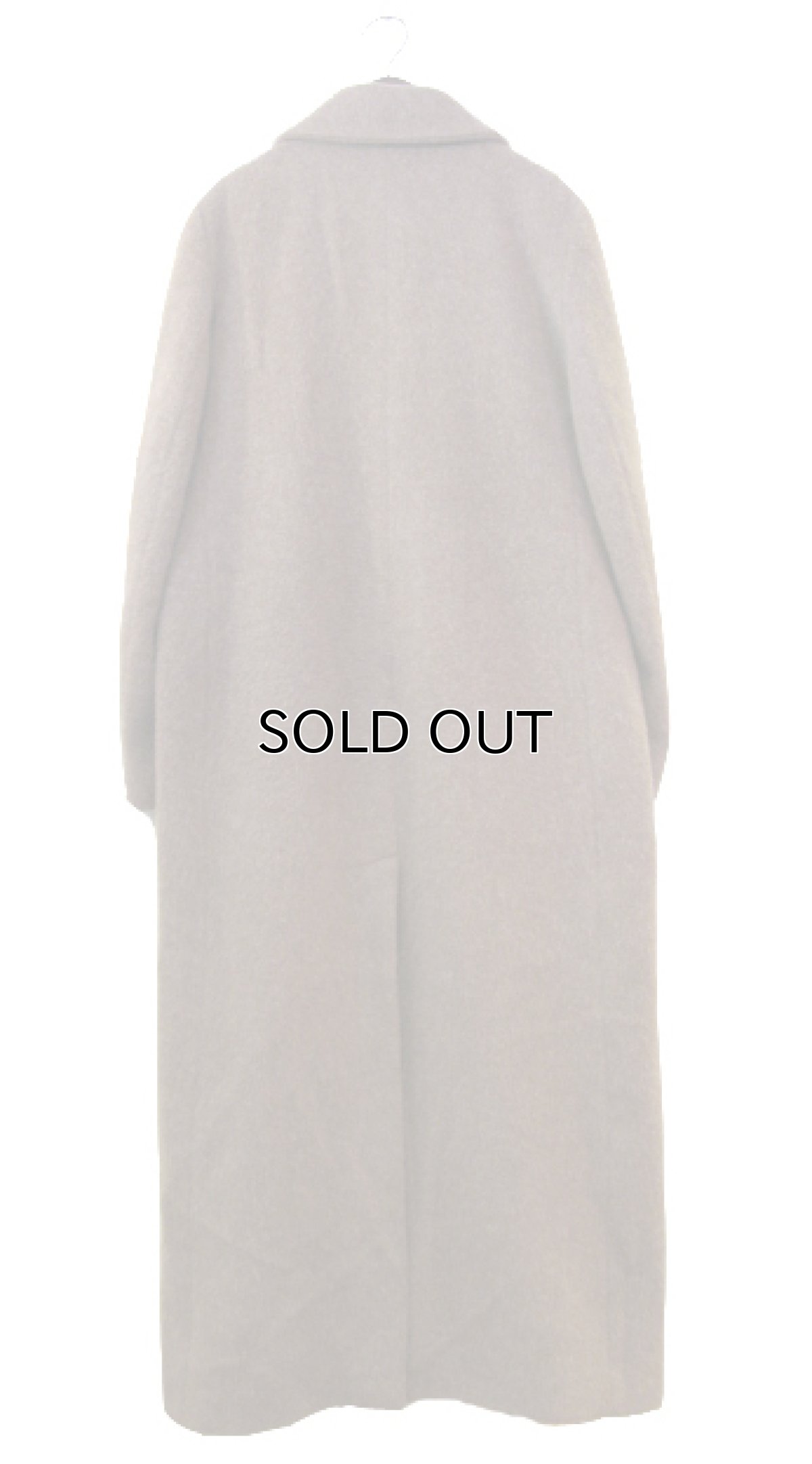 画像2: 1980's "AN FERE" Mohair Wool Long Coat -made in ITALY- Rose Brown size M (2)