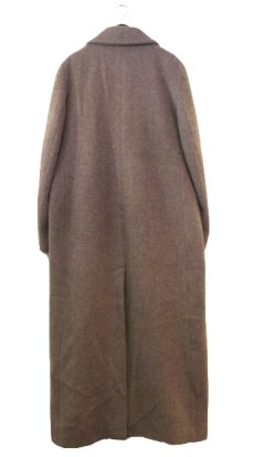 画像2: 1980's "AN FERE" Mohair Wool Long Coat -made in ITALY-　Rose Brown　size M (2)