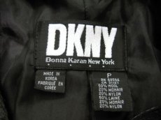画像5: 1990's "DKNY" Mohair Wool Long Coat　Charcoal Grey　size M (表記 不明) (5)