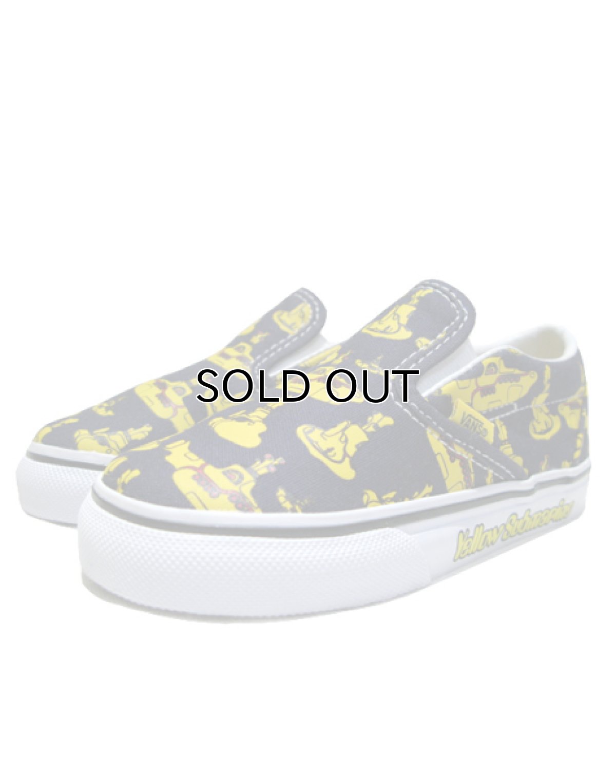 画像1: NEW VANS "The Beatles Yellow Submarine" Kids Slip-On　Navy / Yellow　size 6 / 6.5 / 8 / 8.5 / 9 (1)