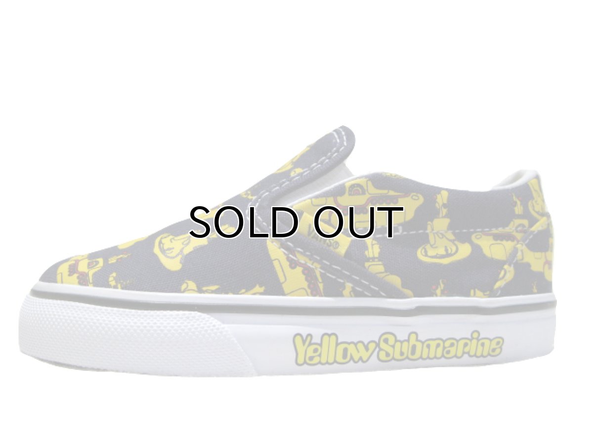 画像2: NEW VANS "The Beatles Yellow Submarine" Kids Slip-On Navy / Yellow size 6 / 6.5 / 8 / 8.5 / 9 (2)