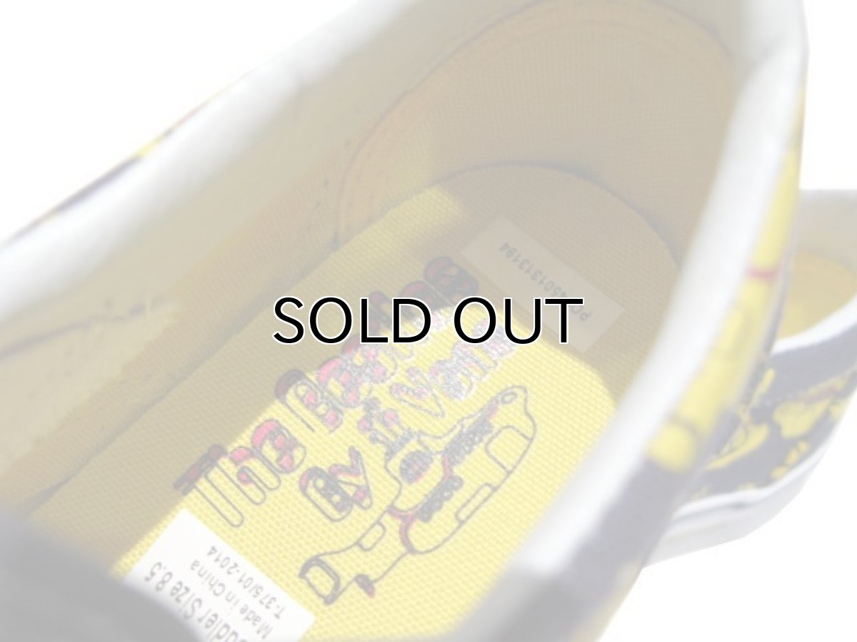 画像4: NEW VANS "The Beatles Yellow Submarine" Kids Slip-On Navy / Yellow size 6 / 6.5 / 8 / 8.5 / 9 (4)