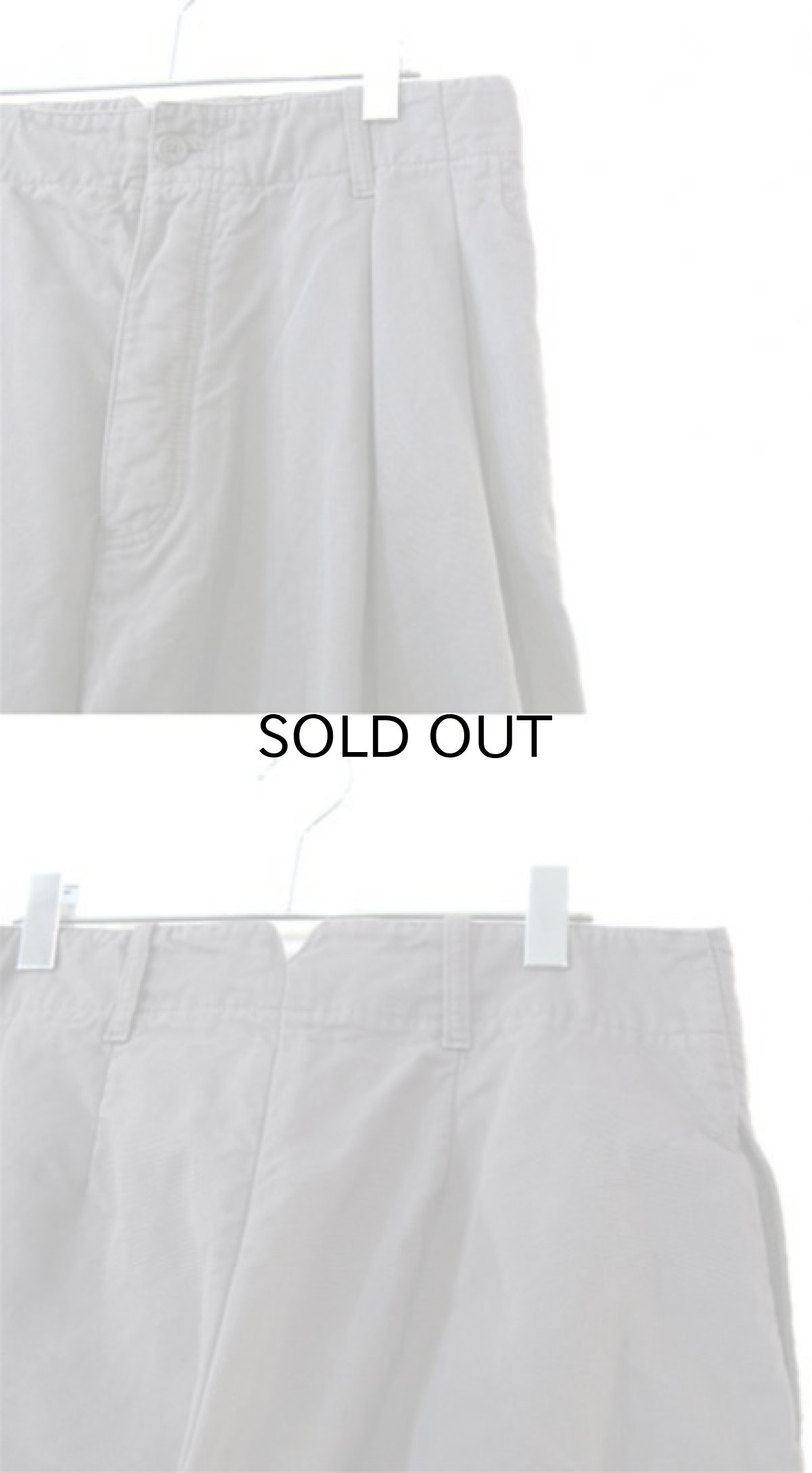 画像4: "BOTTEGA VENETA" Cotton Pique Two-Tuck WideTrousers -made in ITALY- GREY size w 33 inch (4)