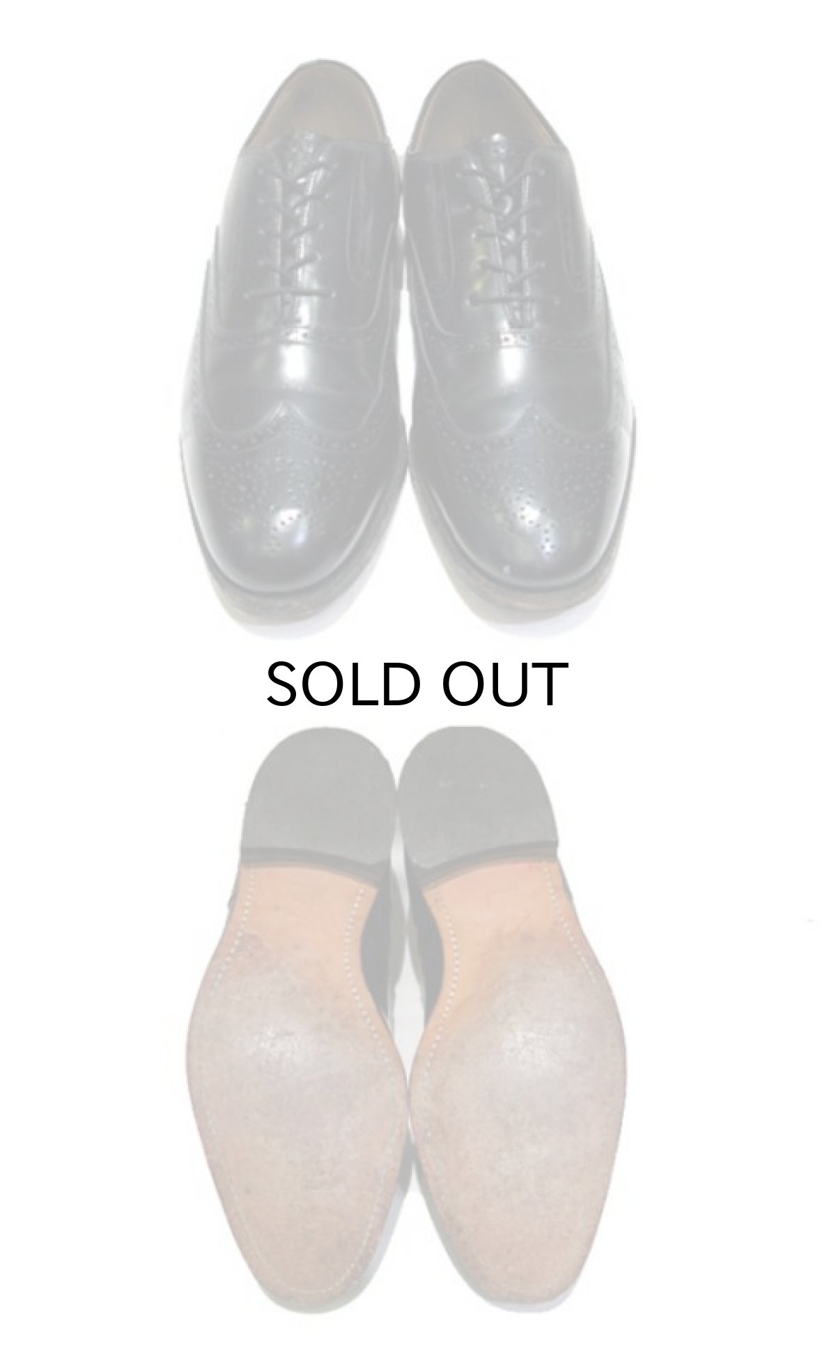 画像3: Johnston & Murphy Full Brogue Leather Shoes　BLACK　size 8.5 ( 26.5cm ) (3)