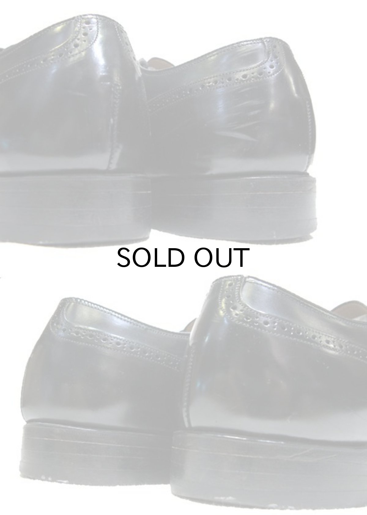 画像5: Johnston & Murphy Full Brogue Leather Shoes　BLACK　size 8.5 ( 26.5cm ) (5)